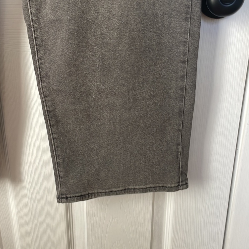 NWT Levi’s Ribcage Ankle Straight Jeans Plus Sz 22 Cosmic Chatter Gray High Rise - Picture 8 of 11